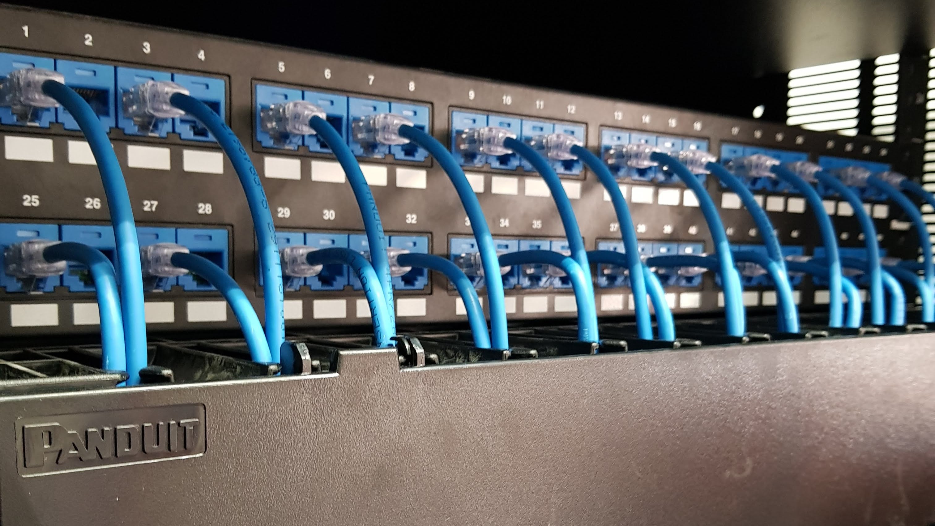 Infraestructura de cableado estructurado para conectar operaciones